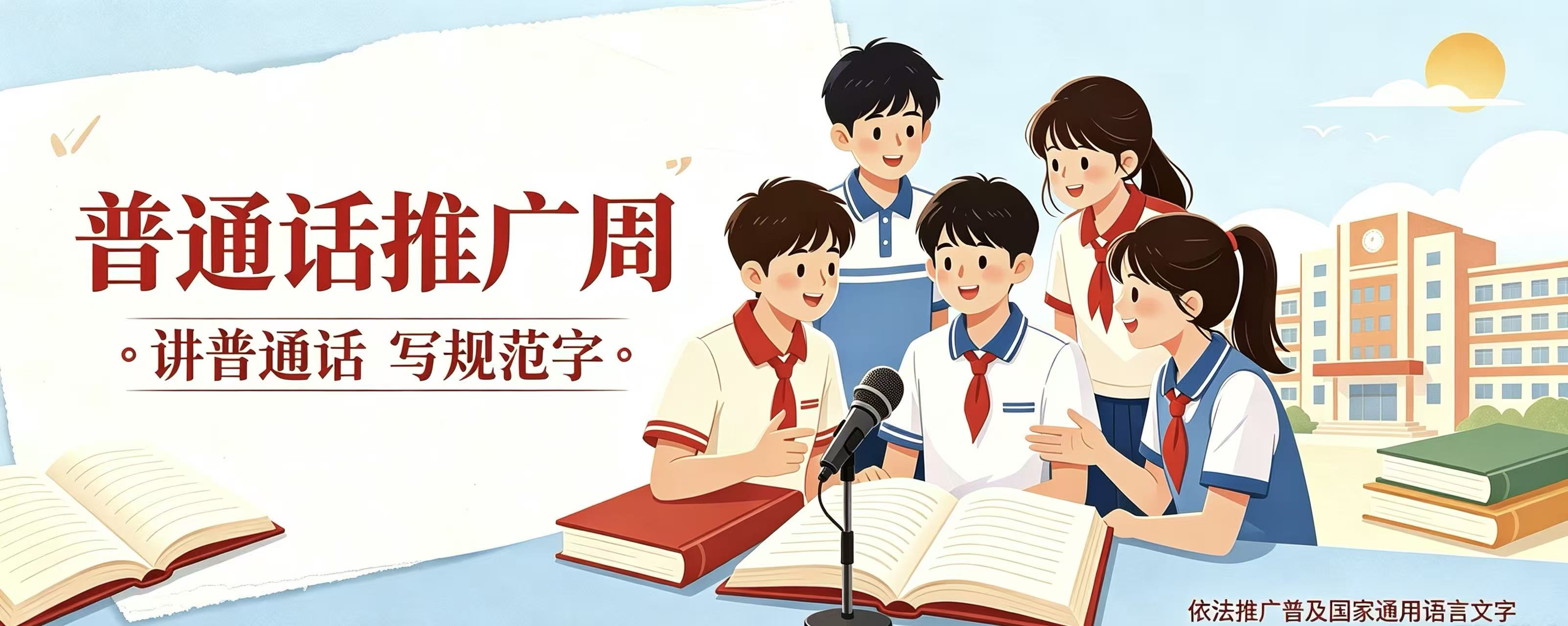 说普通话，写规范字，做文明人——第 29 届全国普通话推广宣传周