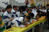 汇中学生参加“启东市文明交通行动计划（2006年）”启动仪式